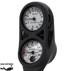 Console 2 éléments Manometre + Profondimètre - Aqualung -Suuntoe Magasin aqualung console 2 elements profondimetre manometre 300 bars pas cher sub odyssee lyon 2