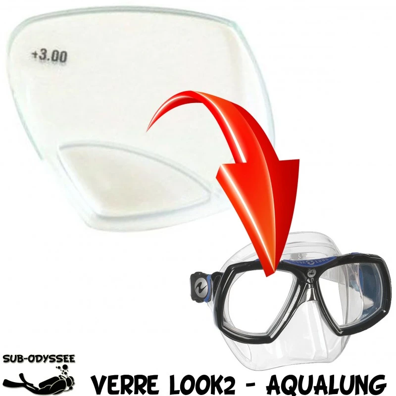 Verre Correcteur LOOK 2 & LOOK 2 Mid Positif (+1.5 à +3.0) - Aqualung 3 Verre Correcteur LOOK 2 & LOOK 2 Mid Positif (+1.5 à +3.0) - Aqualung