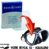 Verre Correcteur REVEAL X2 Positif (+1.5 à +3.0) - Aqualung -Suuntoe Magasin aqualung verre correcteur masque plongee reveal x2 positif loupe pas cher sub odyssee