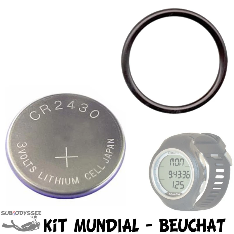 Kit Pile MUNDIAL / MUNDIAL 2 Ordinateur Apnée - Beuchat 3 Kit Pile MUNDIAL / MUNDIAL 2 Ordinateur Apnée - Beuchat