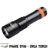 Orca-torch-phare-plongee-d700-1700-lumen-pas-cher-sub-odyssee -Suuntoe Magasin d700 phare 1700 lumens orca torch