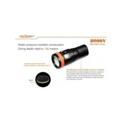 D900V Phare VIDEO 2200 Lumen - ORCA TORCH -Suuntoe Magasin d900v phare video 2200 lumen orca torch 4