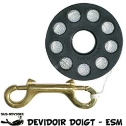 Dévidoir à Doigt BLANC Pour Parachute Palier - Finger Spool 20, 30 Ou 50m -Suuntoe Magasin devidoir a doigt blanc pour parachute palier finger spool 20 30 ou 50m 2
