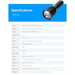 S26 Phare De Plongée 2600 Lumen - Divepro -Suuntoe Magasin divepro phare plongee s26 sub odyssee lyon pas cher 7