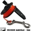 Dévidoir Avec Manivelle ORANGE Pour Parachute Palier - Finger Spool 20, 30 Ou 50m -Suuntoe Magasin esm devidoir manivelle orange parachute palier pas cher sub odyssee
