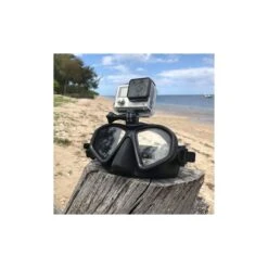 GP1 Masque Silicone Noir Avec Support Gopro - Beuchat -Suuntoe Magasin gp1 masque silicone noir avec support gopro beuchat 3