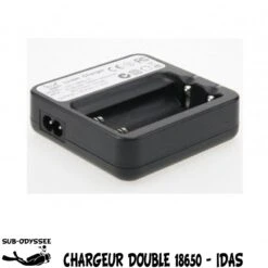 Chargeur Double Pour Batteries 18650 Lithium (240') 4.2V 1A - IDas / ITorch
