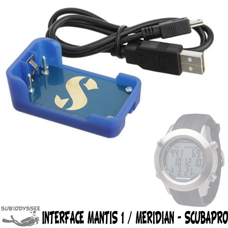 Interface Pour Ordinateur M1 / MANTIS 1 / MERIDIAN - Scubapro 3 Interface Pour Ordinateur M1 / MANTIS 1 / MERIDIAN - Scubapro