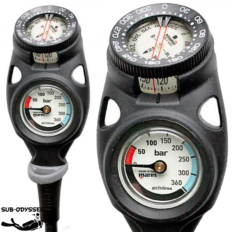 Console MISSION 2C Manomètre + Compas - Mares 3 Console MISSION 2C Manomètre + Compas - Mares