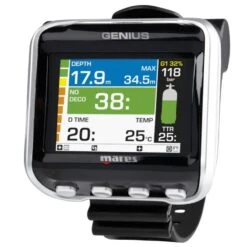 GENIUS Ordinateur De Plongée Couleur - Mares -Suuntoe Magasin mares ordinateur de plongee genius multigaz couleur sub odyssee pas cher 1