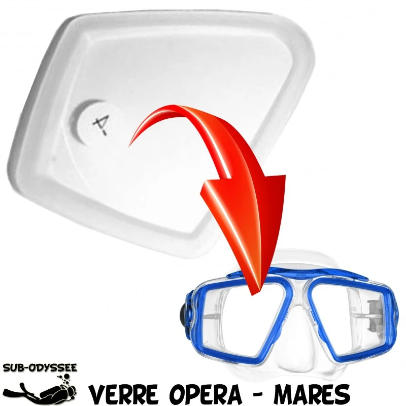 Mares Verre Correcteur OPERA Négatif (-1.0 à -7.0) 3 Mares Verre Correcteur OPERA Négatif (-1.0 à -7.0)