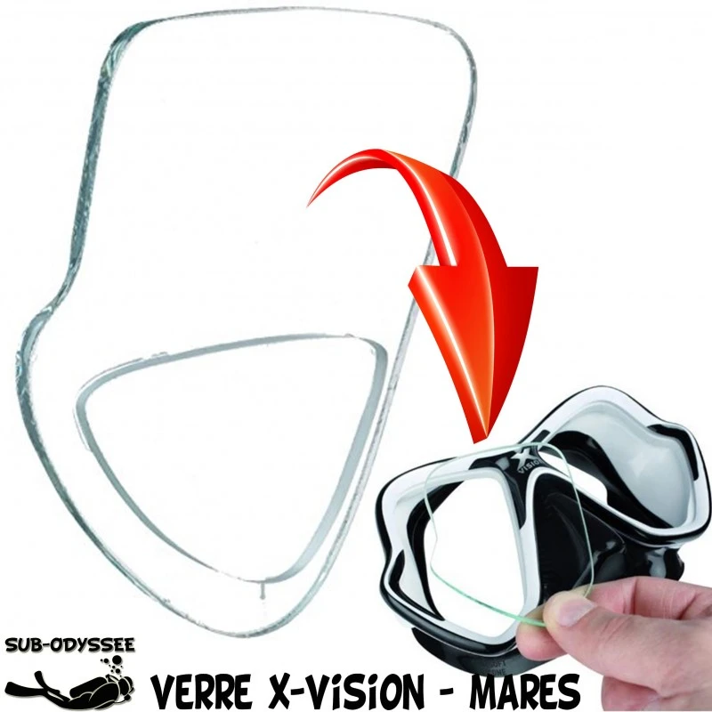 Verre Correcteur X-VISION Avant 2014 Positif (+1.5 à +3.0) - Mares 3 Verre Correcteur X-VISION Avant 2014 Positif (+1.5 à +3.0) - Mares