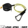 LEASH FREEDIVING - Longe Apnée UP-AC1 De Sécurité 1m - Omer Umberto Pelizzari -Suuntoe Magasin omer leash freediving longe securite apnee pas cher sub odyssee