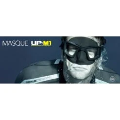 UPM1 Noir Masque Apnée Umberto Pelizzari - Omer -Suuntoe Magasin omer masque apnee chasse up m1 umberto pelizzari pas cher sub odyssee 4