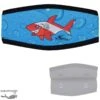 Protection NEOPRENE Sangle Masque REQUIN PAVILLON PLONGEE Double Velcro - ESM -Suuntoe Magasin protection neoprene sangle masque requin pavillon plongee double velcro esm