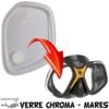Verre Correcteur CHROMA Négatif (-1.0 à -6.5) - Mares -Suuntoe Magasin verre correcteur chroma negatif 10 a 65 mares