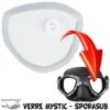 Verre Correcteur MYSTIC Négatif (-1.5 à -5.0) - Sporasub -Suuntoe Magasin verre correcteur mystic negatif myopie sporasub pas cher palanquee sub odyssee lyon